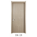 Eco-Friendly impermeable WPC puertas interiores de pintura para el cuarto de baño del dormitorio